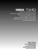Yamaha TX-10 Ohjekirja