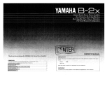 Yamaha B-2x Omistajan opas