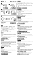 Sony ECM-XYST1M Ohjekirja