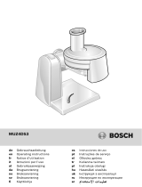 Bosch MUM48A1/07 Supplemental