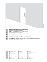 Hormann Porte d'entrée acier Inserts blanc trafic 90 x h.215 cm poussant gauche Omistajan opas