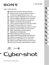 Sony Cyber-shot DSC-W320 Ohjekirja