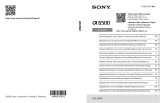 Sony Série A6500 Ohjekirja