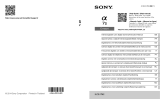Sony ILCE-7M2 Ohjekirja