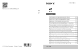 Sony Série α 77 II Ohjekirja