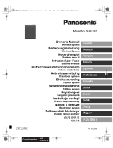 Panasonic SHFX82E Omistajan opas