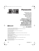 Panasonic SCAKX18E Käyttö ohjeet