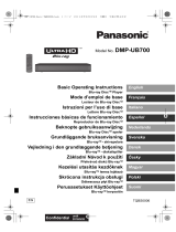 Panasonic DMP-UB700EG Omistajan opas