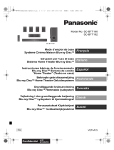 Panasonic SCBTT190EG Omistajan opas