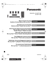 Panasonic SCBTT182EG Omistajan opas