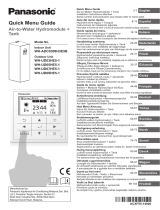 Panasonic WHADC0309H3E5B Käyttö ohjeet