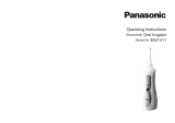 Panasonic EW1411 Omistajan opas