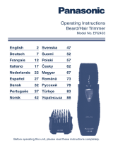 Panasonic ER2403 Omistajan opas