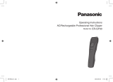 Panasonic ERGP30 Omistajan opas
