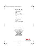 Aeg-Electrolux M3000 Ohjekirja