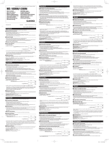 Casio MS-100BM, MS-120BM Ohjekirja