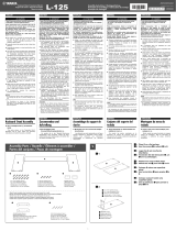 Yamaha L-125 Assembly Instructions