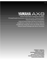 Yamaha AX-9 Ohjekirja