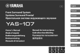 Yamaha YAS-107 - Soundbar Ohjekirja