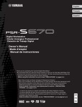 Yamaha PSR-S670 Omistajan opas