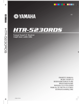 Yamaha HTR-5230RDS Ohjekirja