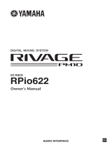 Yamaha RIVAGE PM10 Omistajan opas