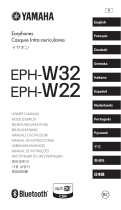 Yamaha EPH-W22 Omistajan opas