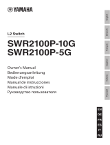 Yamaha SWR2100P-5G Omistajan opas