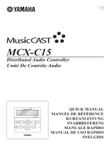 Yamaha MCX-C15 - MusicCAST Network Audio Player Ohjekirja