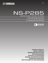 Yamaha NS-P285 Omistajan opas