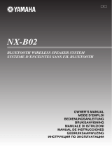 Yamaha NX-B02 Omistajan opas