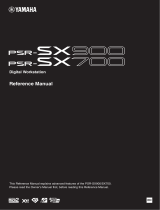 Yamaha PSR-SX700 Digital Workstation Ohjekirja