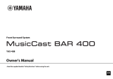 Yamaha MusicCast BAR 400 Ohjekirja