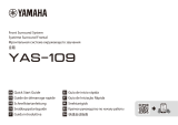 Yamaha YAS-109 Barre de son noire Ohjekirja