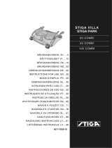 Stiga Villa 85 Combi Cutting Deck Käyttö ohjeet