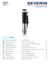 SEVERIN SV 2450 Omistajan opas