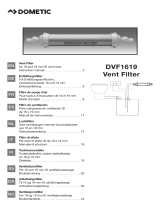 Dometic DVF1619 Vent Filter Asennusohje