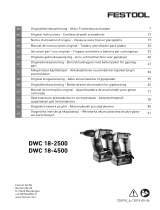 Festool DWC 18-4500 Li 3,1-Compact Ohjekirja