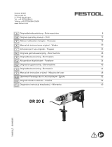 Festool DR 20 E FF-Plus Ohjekirja