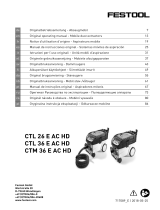 Festool CTL 26 E AC HD Käyttö ohjeet