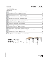 Festool MFT/3 Conturo-AP Käyttö ohjeet