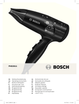 Bosch StarShine Dry&Style PHD2511B Ohjekirja