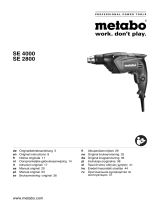 Metabo SE 4000 Käyttö ohjeet