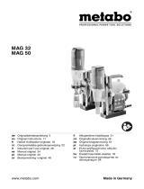 Metabo MAG 32 Käyttö ohjeet