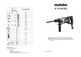 Metabo B 710 AC/DC Käyttö ohjeet