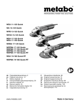 Metabo WEA 11-125 Quick Käyttö ohjeet
