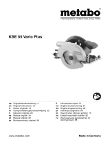 Metabo KSE 55 Vario Plus Käyttö ohjeet