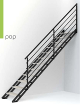Castorama Escalier droit Pop avec rampe Käyttöohjeet