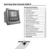 Mettler Toledo Transmitter M400 FF Käyttö ohjeet