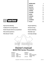 Vetus BOWPRO A/ BOWPRO B Ohjekirja